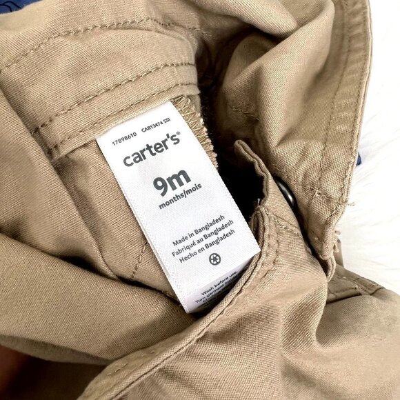 Carter's Baby 9 Months Puppy Dog Jumpsuit Overalls Outfit Bundle Lot - Picture 6 of 9